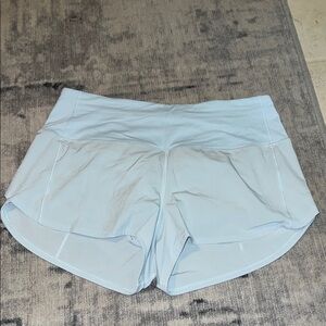 lululemon athletica Light Blue Women's Run Shorts